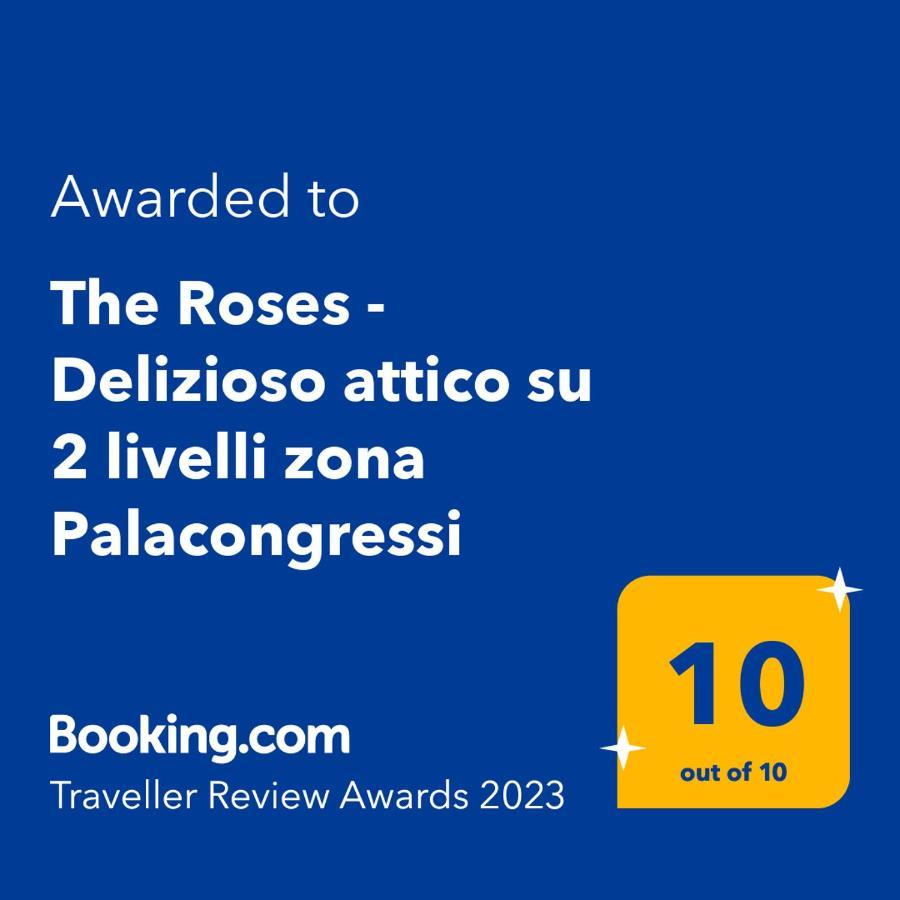 The Roses - Delizioso Attico Su 2 Livelli Zona Palacongressi Rimini Bagian luar foto